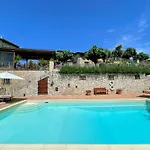 別荘 Vicolo - Sleeps 5 With Air Con, Wifi, Balcony For Dining And Pool Strettura